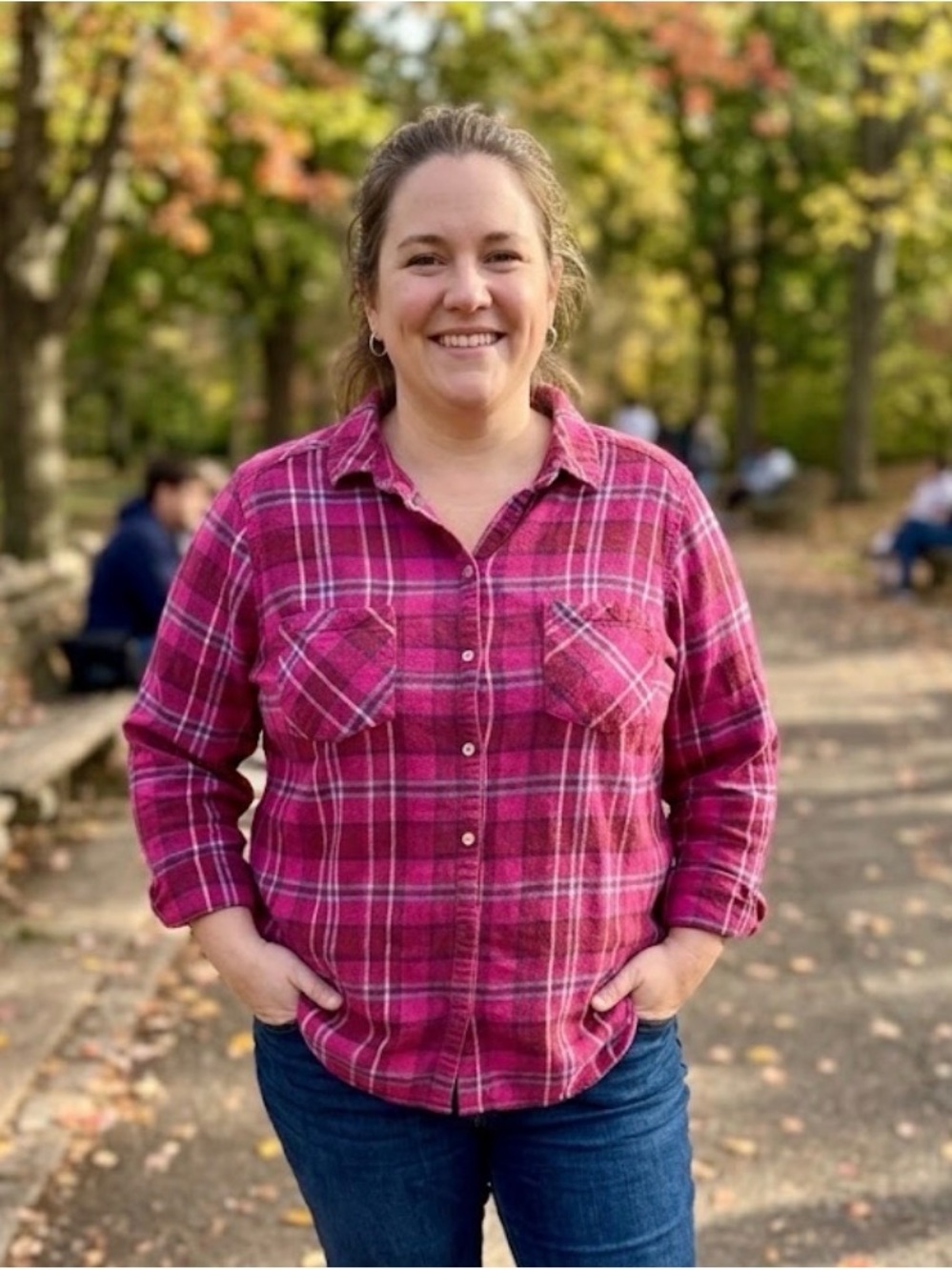 croft & barrow Pink Plaid Button-Down Shirt